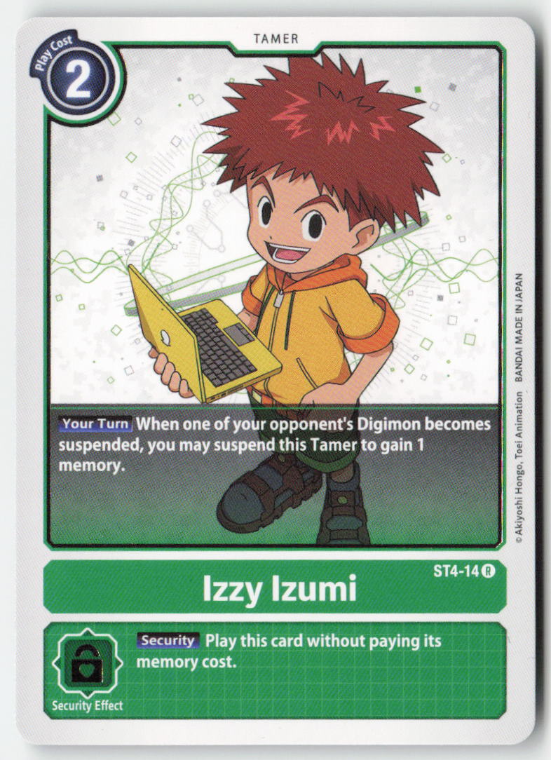 Izzy Izumi ST4-14 Normal Rare Near Mint, Front