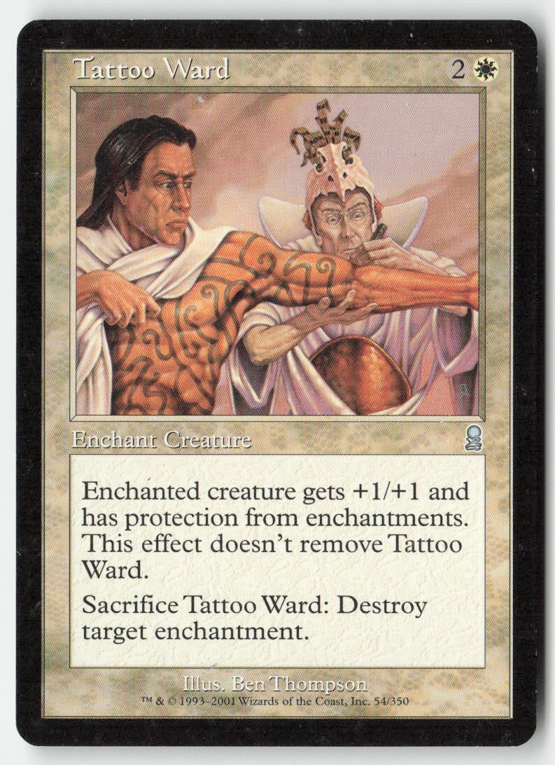 Tattoo Ward ODY 54 Uncommon Moderately Played, Front