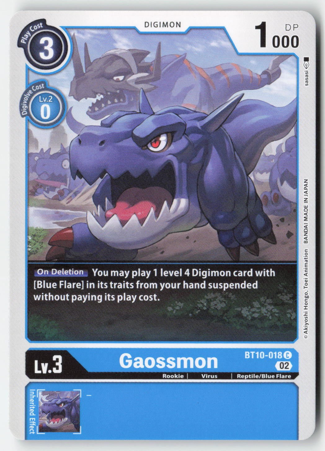 Gaossmon BT10-018 Normal Common Lightly Played