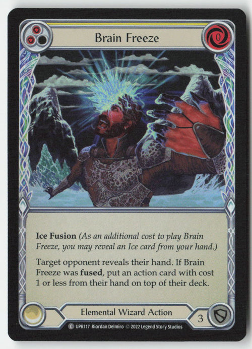Brain Freeze (Yellow) #UPR117 - Uprising - Flesh and Blood - Common - Near Mint