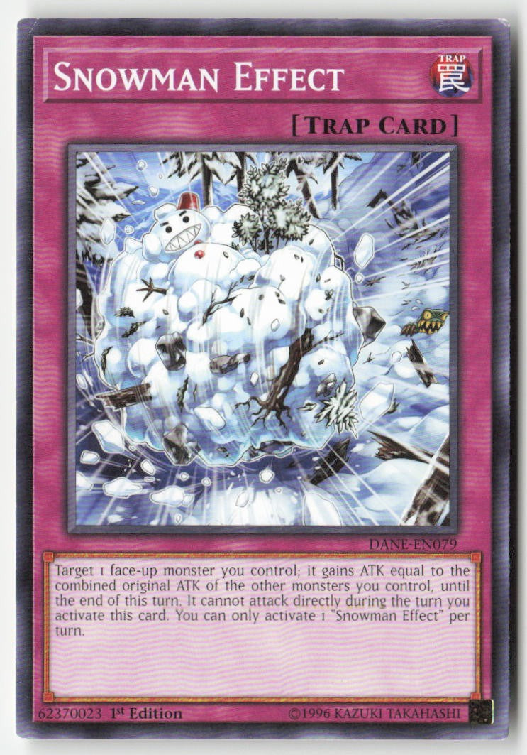 Snowman Effect DANE-EN079 1st Edition Common Moderately Played, Front