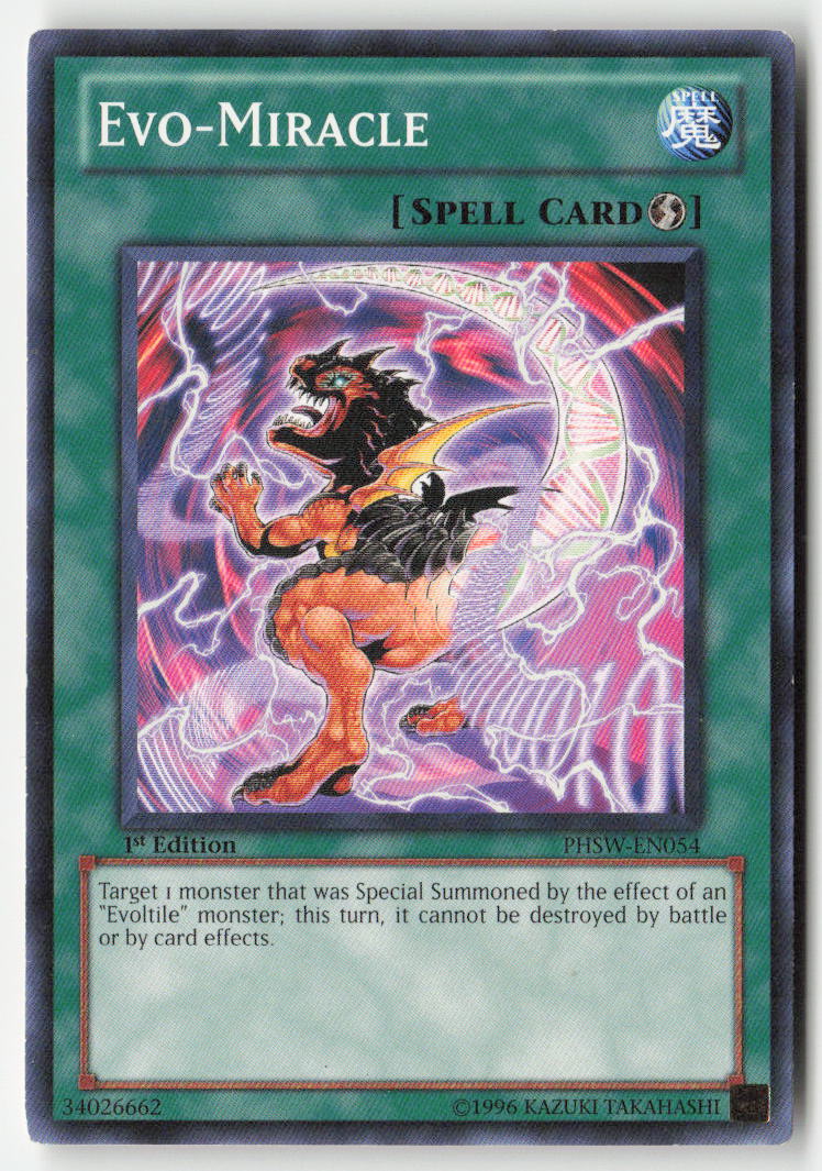 Evo-Miracle PHSW-EN054 1st Edition Common Moderately Played, Front