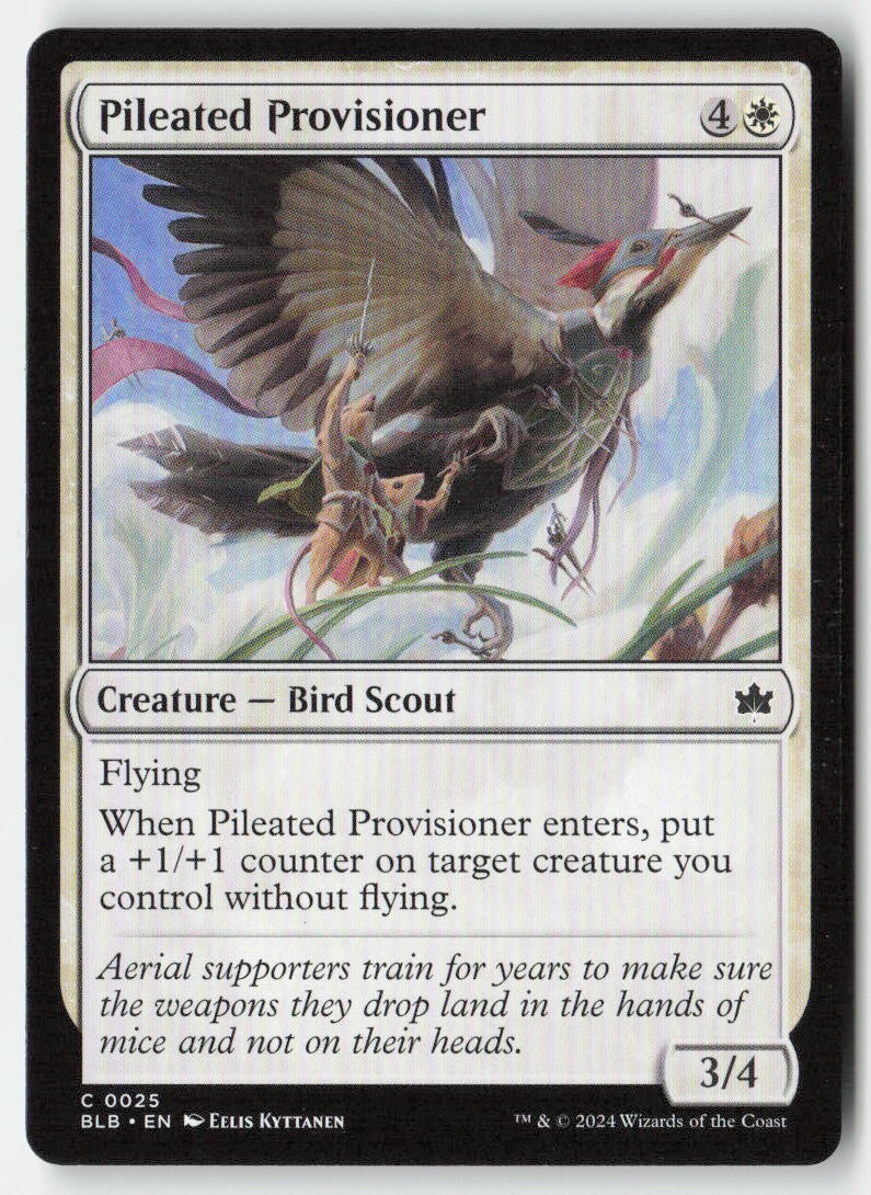 Pileated Provisioner BLB 25 Common Moderately Played