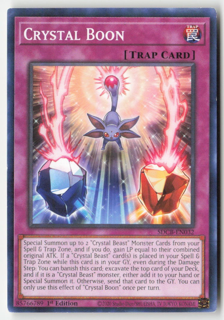 Crystal Boon SDCB-EN032 1st Edition Common Moderately Played
