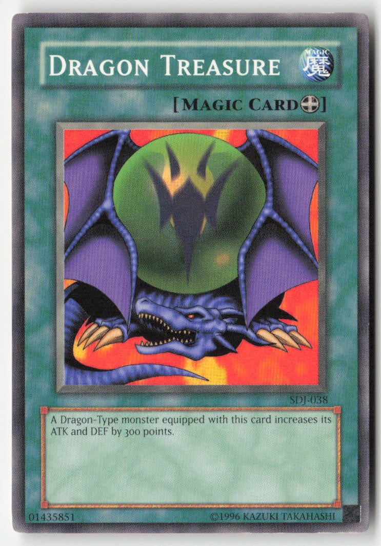 Dragon Treasure SDJ-038 Unlimited Common Moderately Played, Front