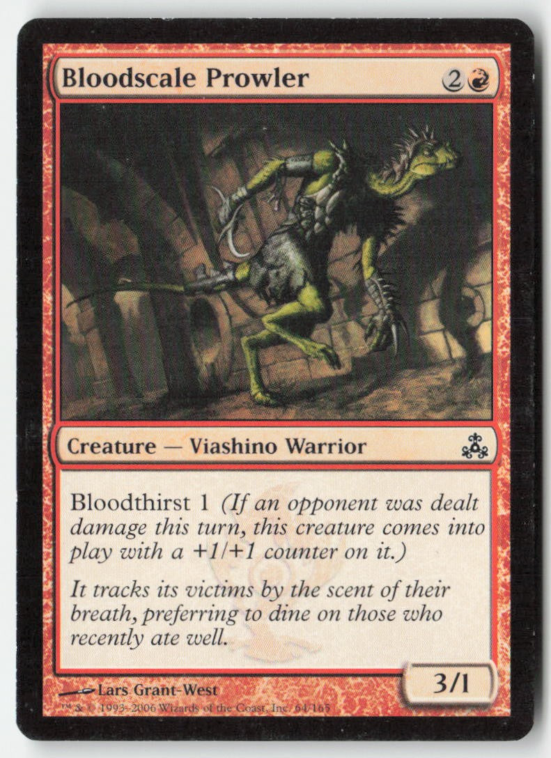 Bloodscale Prowler GPT 64 Common Moderately Played