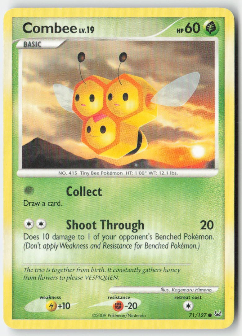 Combee 71/127 Regular Platinum Moderately Played