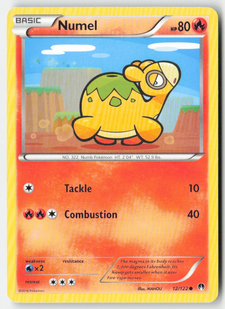 Numel 12/122 Regular BREAKpoint Moderately Played
