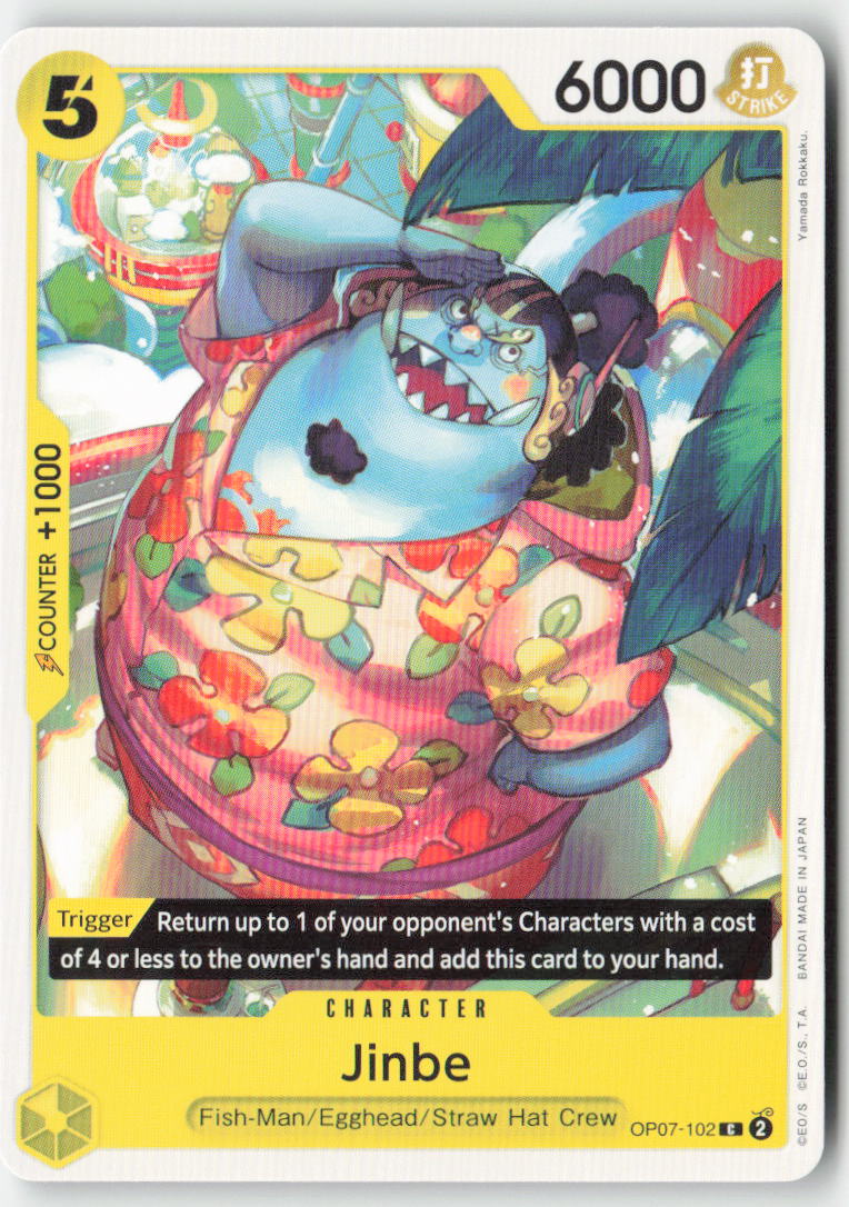 Jinbe OP07-102 Normal Common Lightly Played