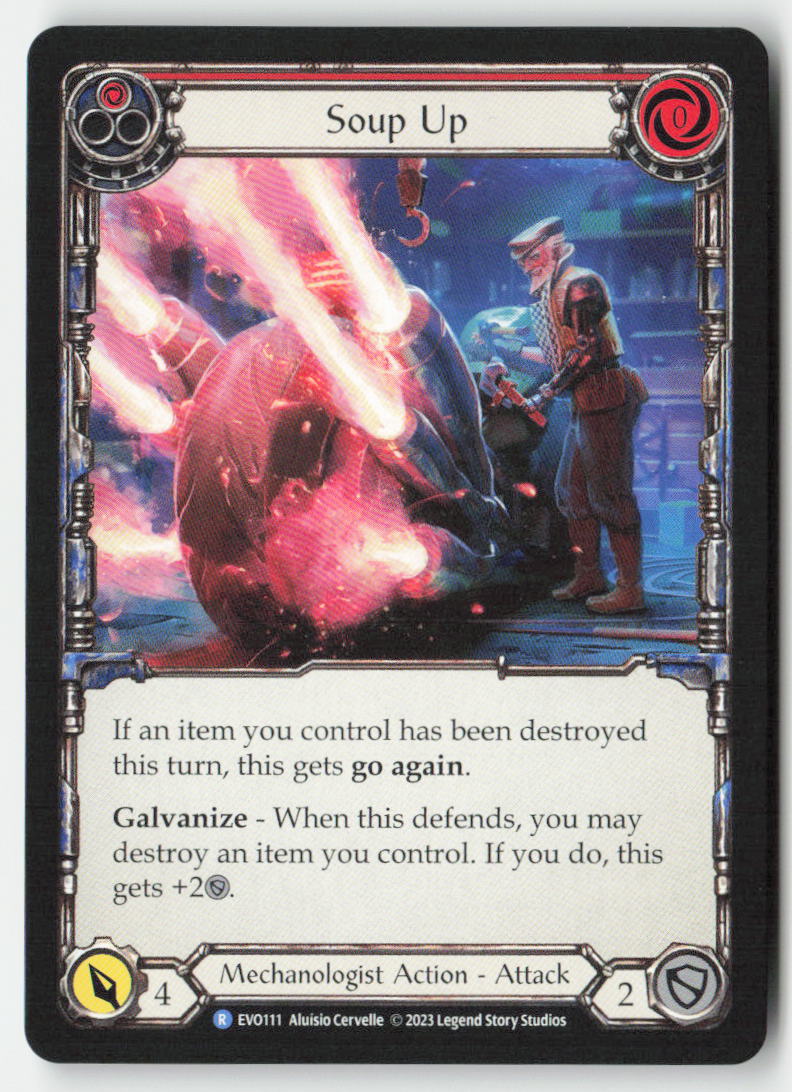 Soup Up (Red) #EVO111 - Bright Lights - Flesh and Blood - Rare - Near Mint