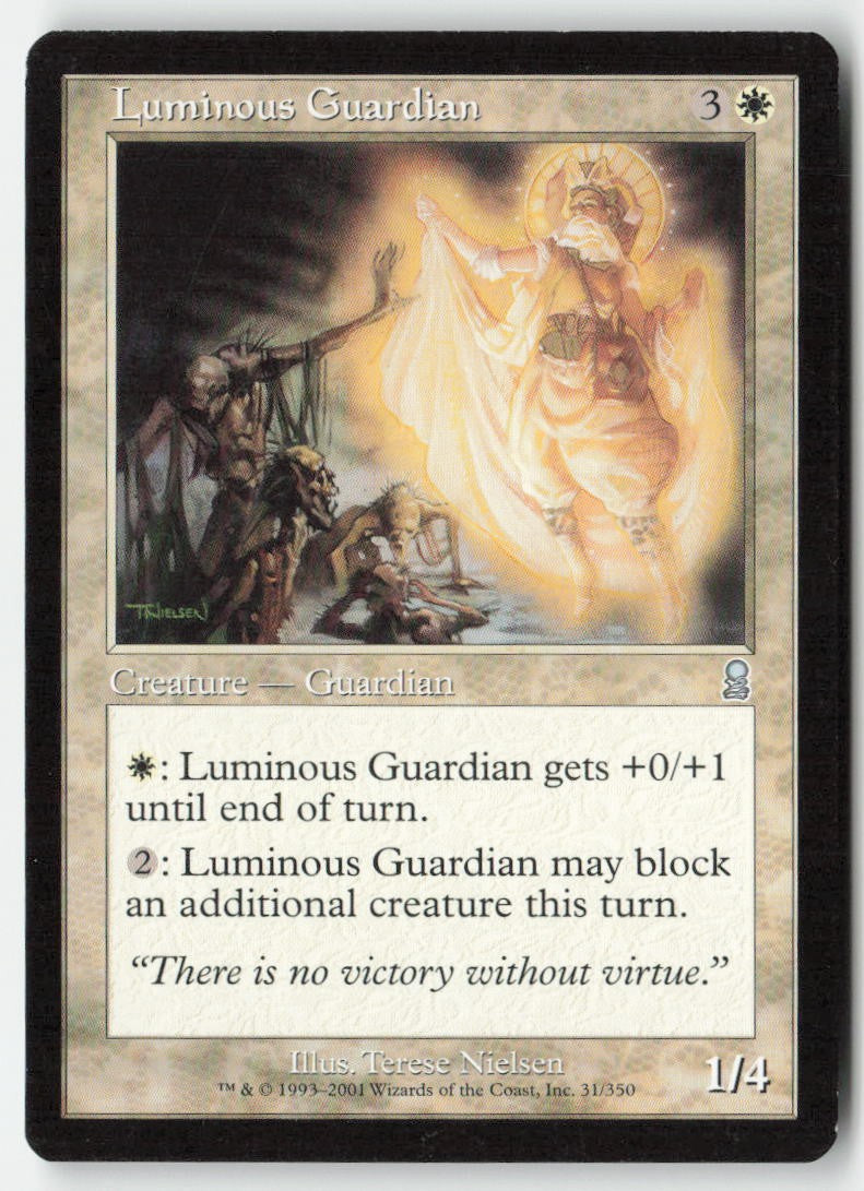 Luminous Guardian ODY 31 Uncommon Moderately Played