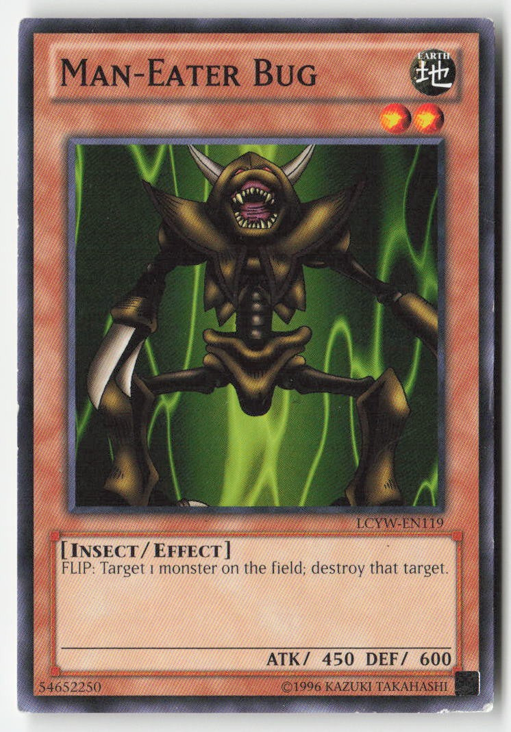Man-Eater Bug LCYW-EN119 Unlimited Common Moderately Played, Front
