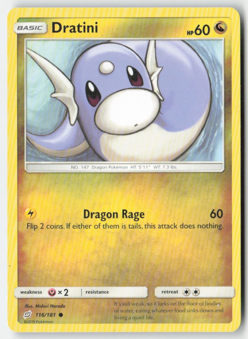 Dratini 116/181 Regular Team Up Moderately Played