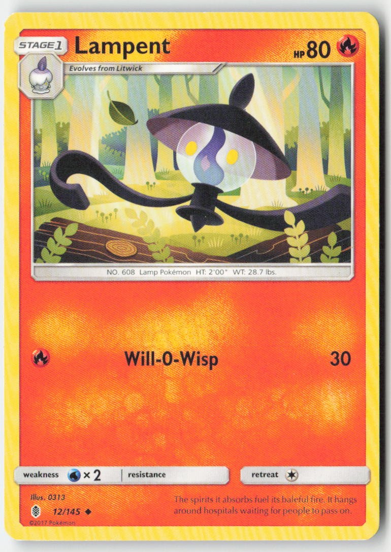 Lampent 12/145 Regular Guardians Rising Moderately Played