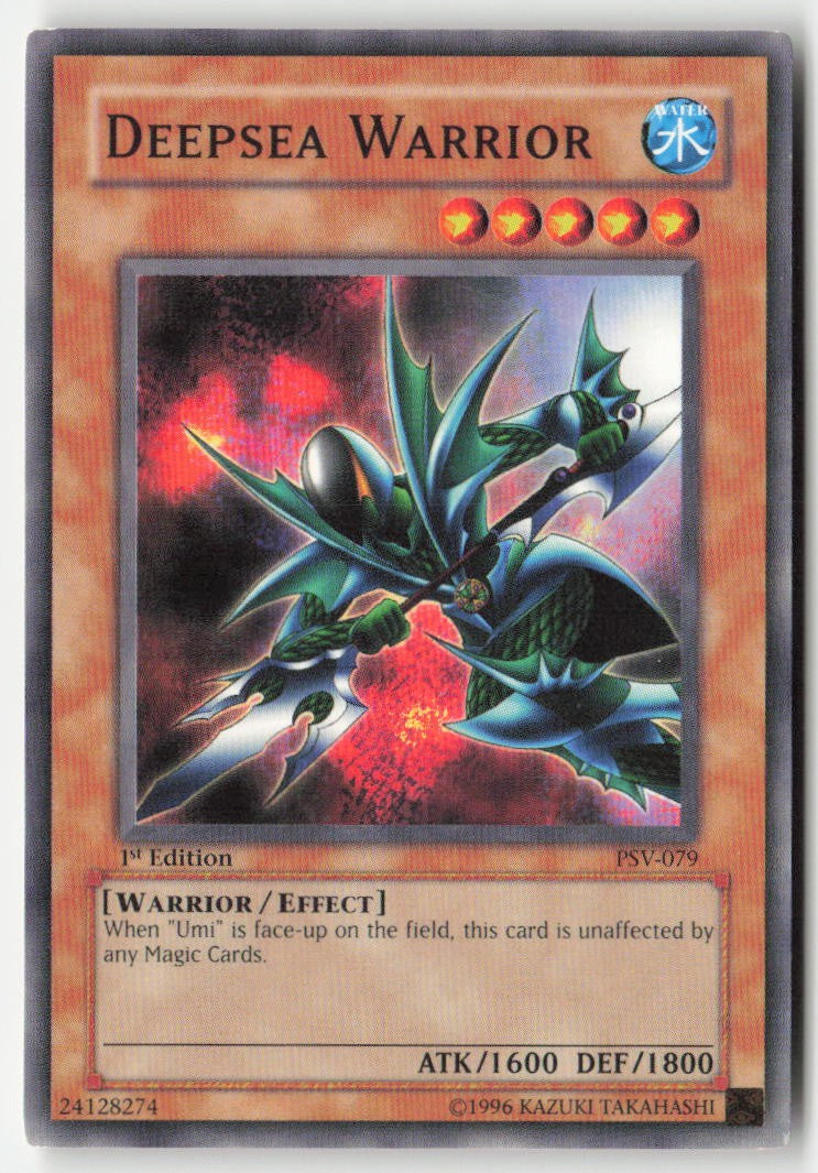 Deepsea Warrior PSV-079 1st Edition Common Moderately Played