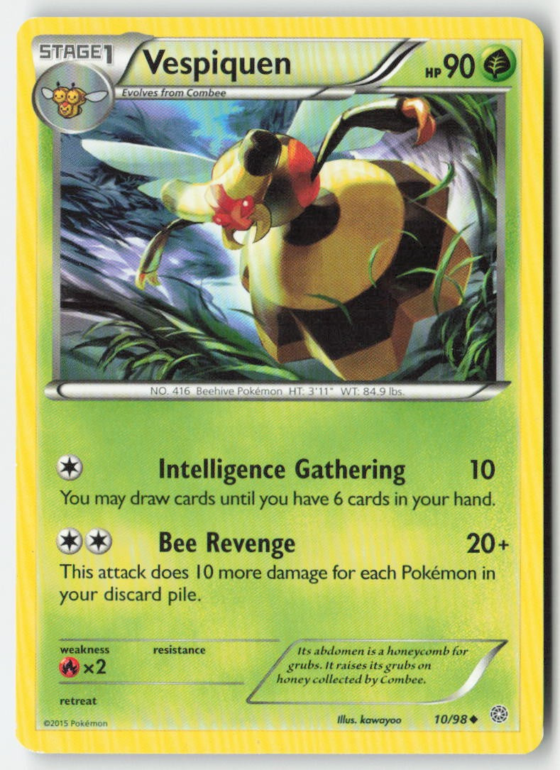 Vespiquen 10/98 Regular Ancient Origins Moderately Played