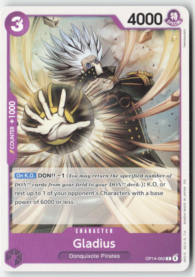 Gladius OP14-062 Normal Common Lightly Played