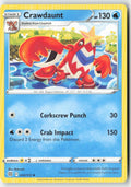 Crawdaunt 033/172 Regular Brilliant Stars Moderately Played