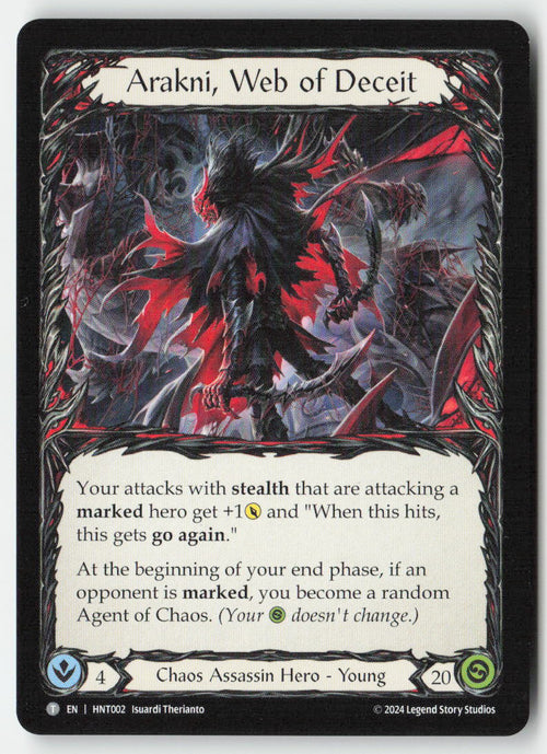 Arakni, Web of Deceit // Cindra #HNT002//HNT055 - The Hunted - Flesh and Blood - Token - Near Mint