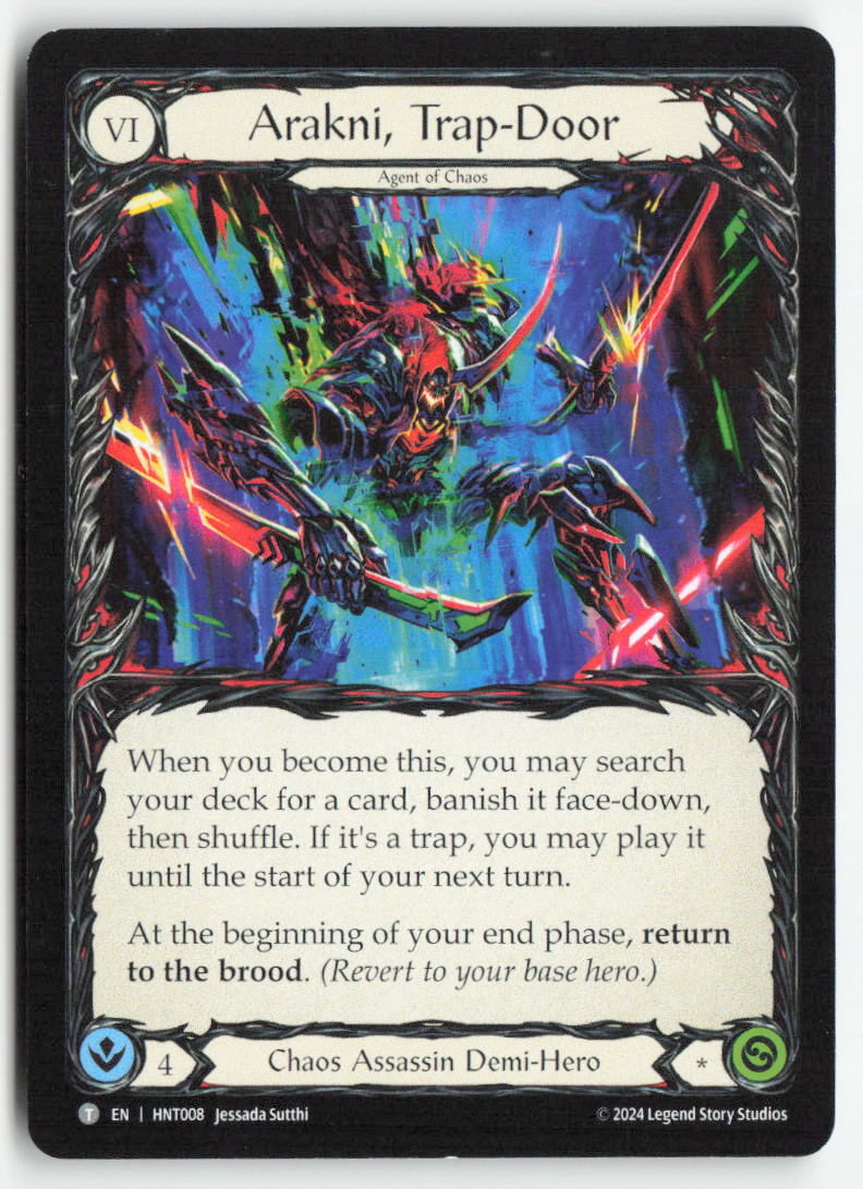 Arakni, Tarantula // Arakni, Trap-Door #HNT007//HNT008 - The Hunted - Flesh and Blood - Token - Near Mint