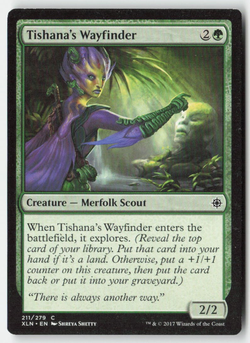 Tishana's Wayfinder XLN 211 Common Moderately Played