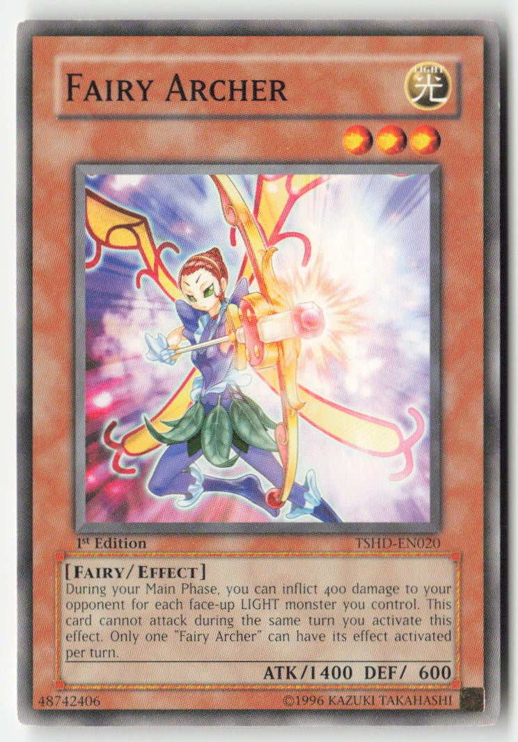 Fairy Archer TSHD-EN020 1st Edition Common Moderately Played