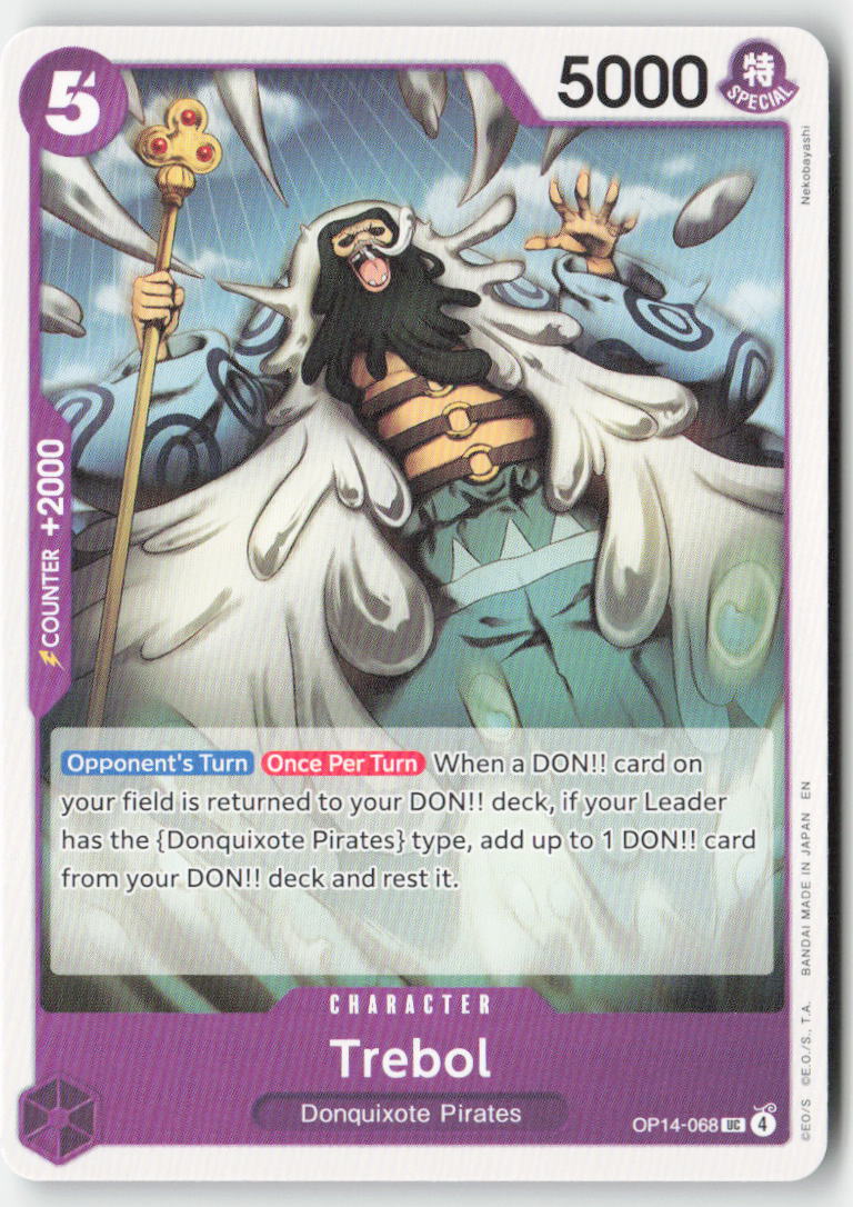 Trebol OP14-068 Normal Uncommon Lightly Played