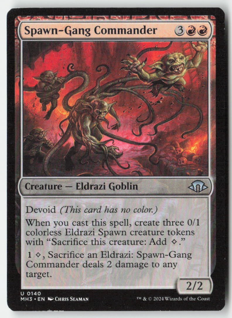 Spawn-Gang Commander MH3 140 Uncommon Moderately Played