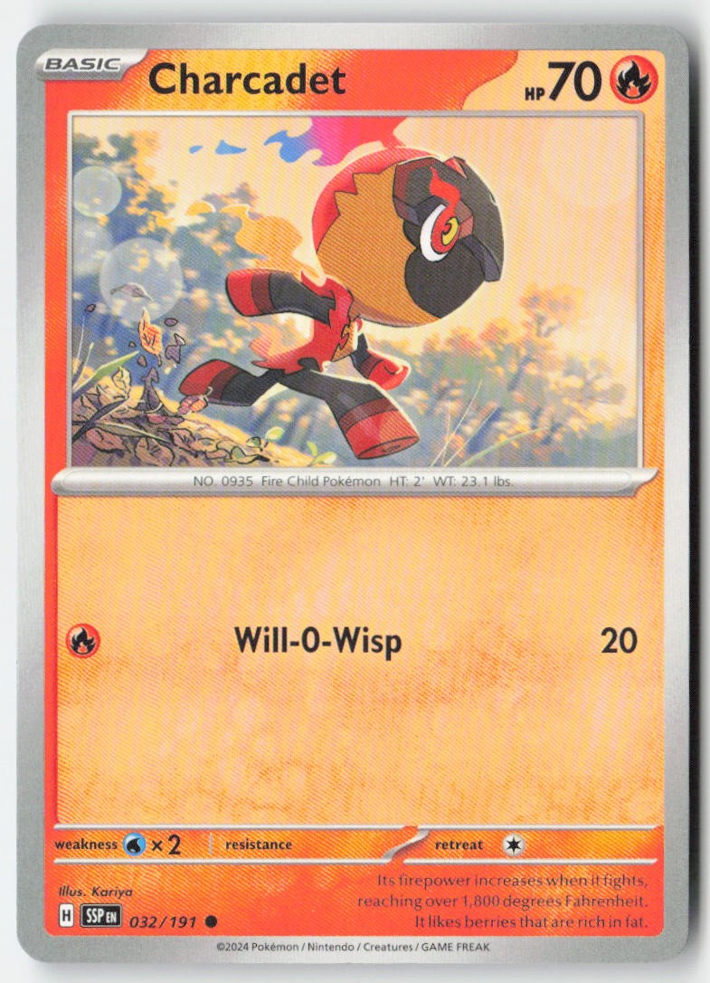 Charcadet 032/191 Regular Surging Sparks Moderately Played