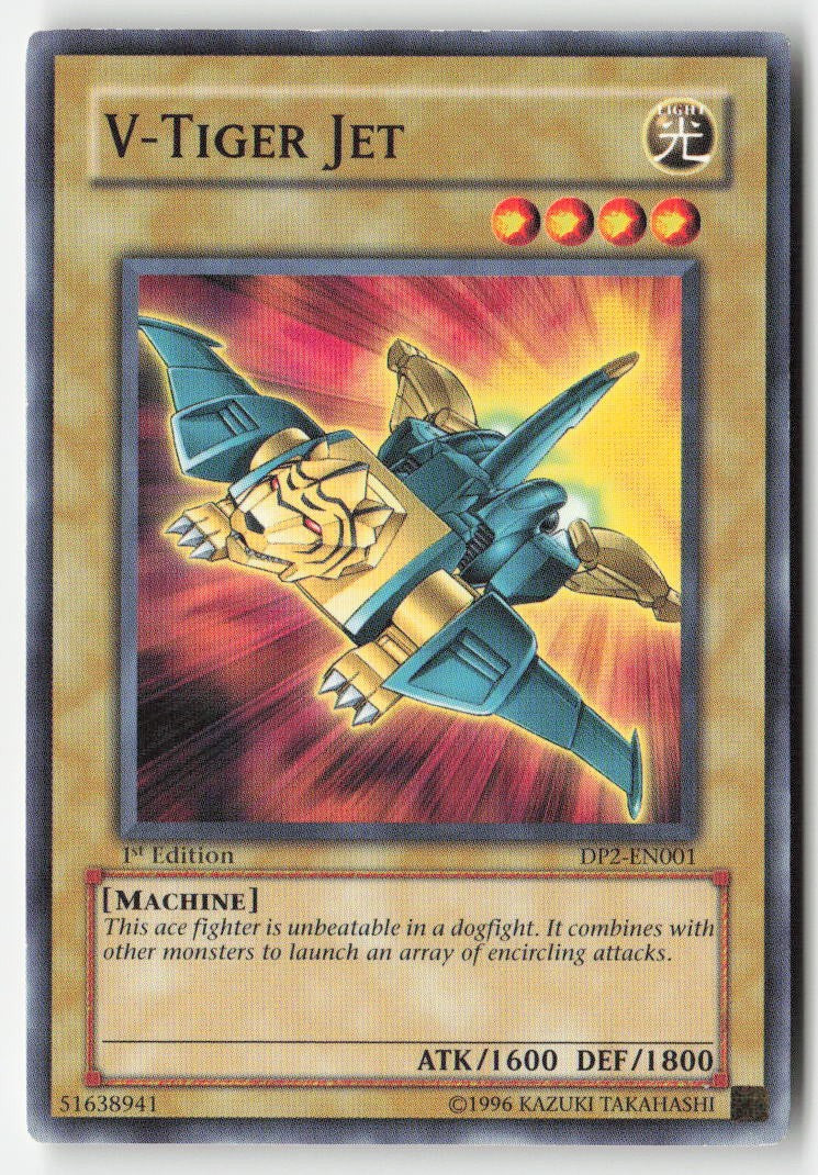 V-Tiger Jet DP2-EN001 1st Edition Common Moderately Played, Front