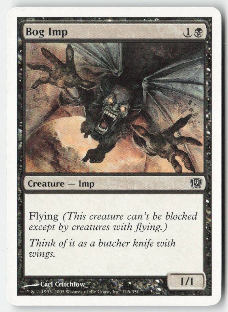 Bog Imp 9ED 116 Common Moderately Played