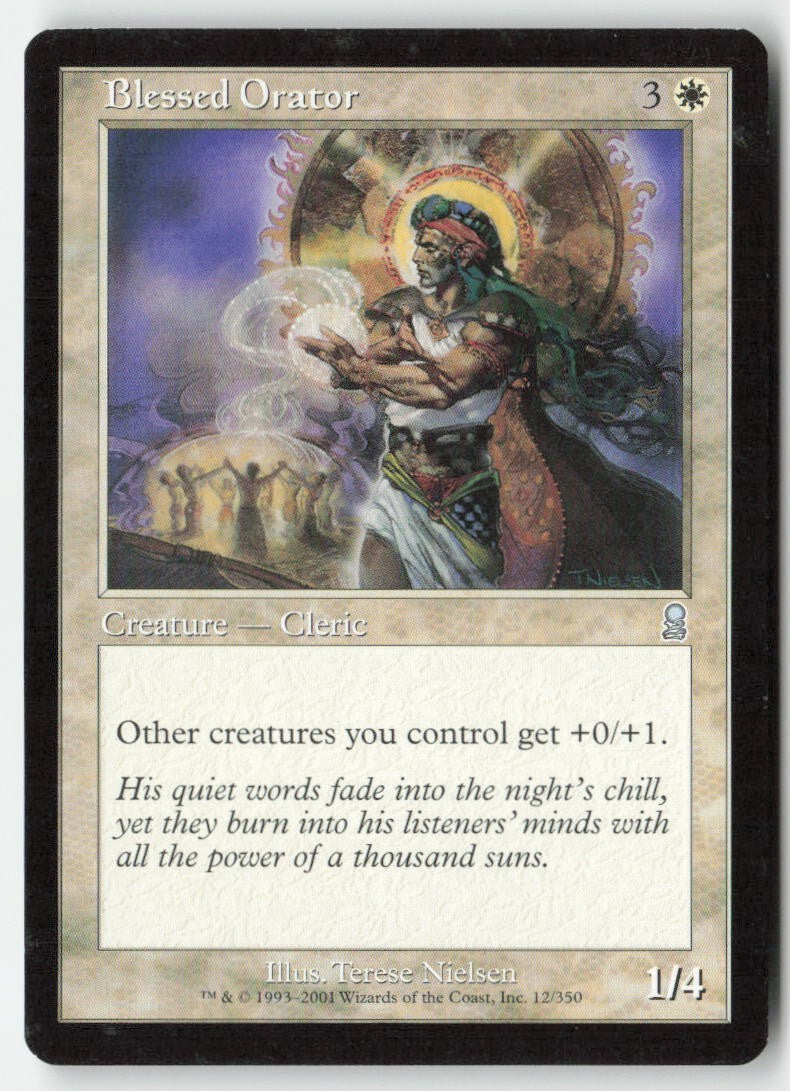 Blessed Orator ODY 12 Uncommon Moderately Played