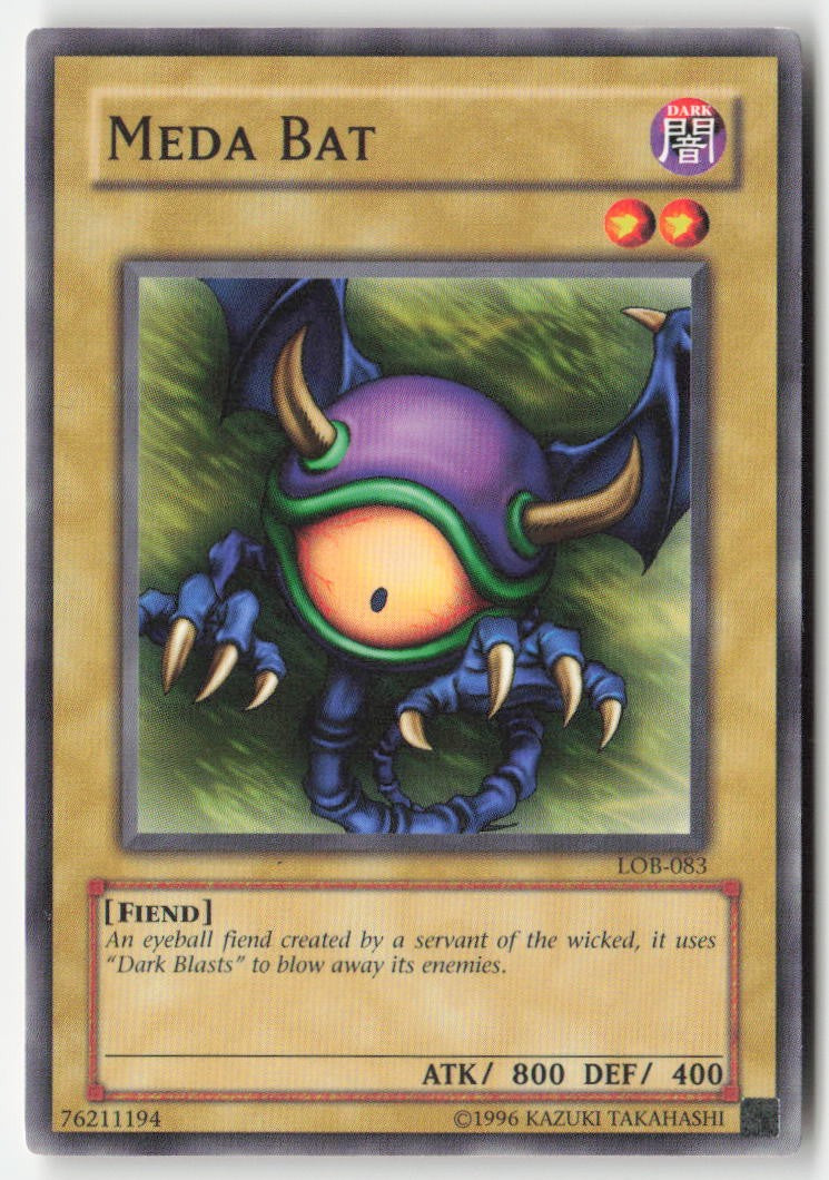 Meda Bat LOB-083 Unlimited Common Moderately Played