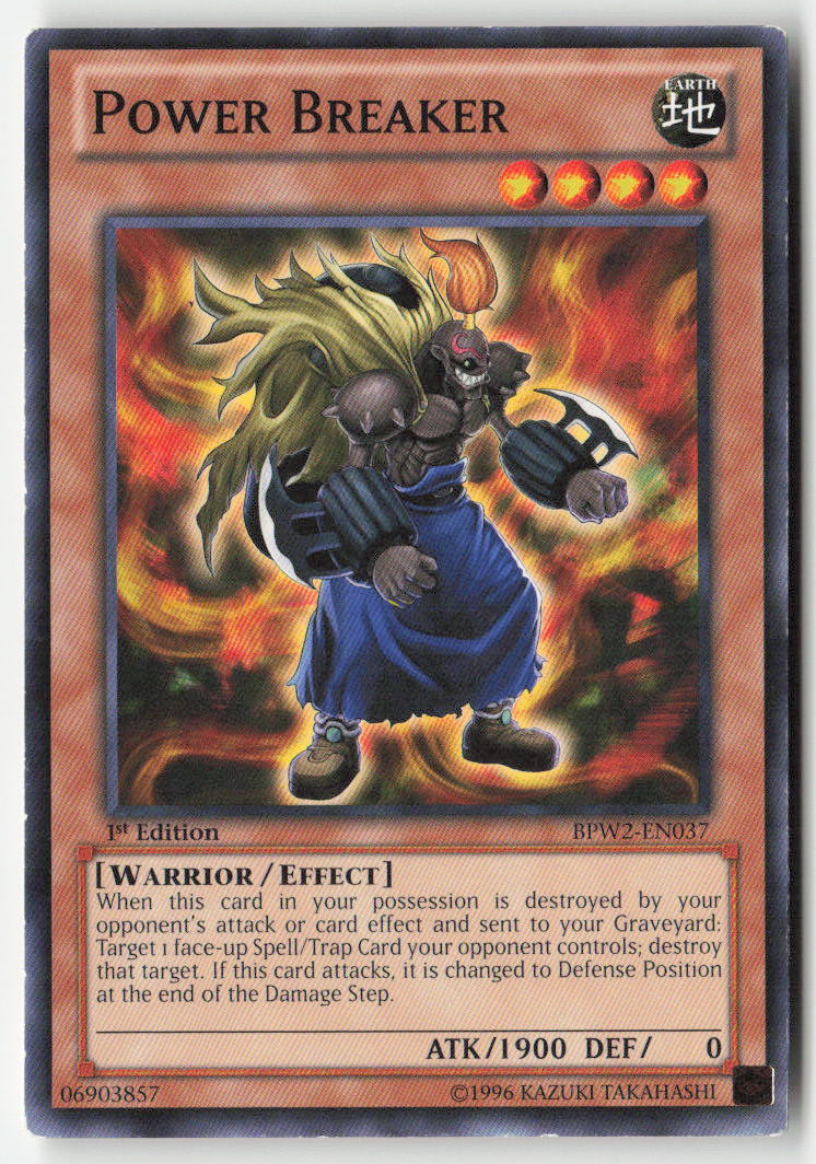Power Breaker BPW2-EN037 1st Edition Common Moderately Played