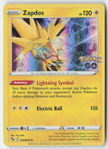 Zapdos 029/78 Holo Pokémon GO Moderately Played