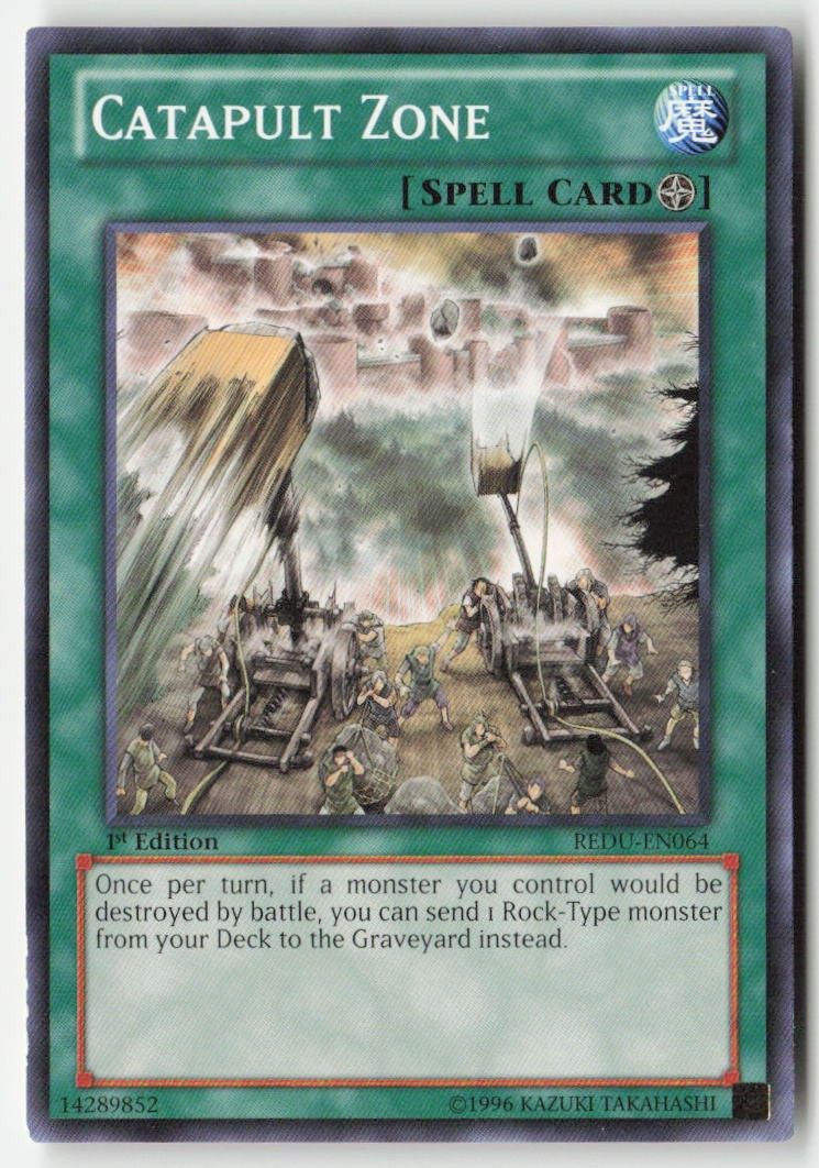 Catapult Zone REDU-EN064 1st Edition Common Moderately Played