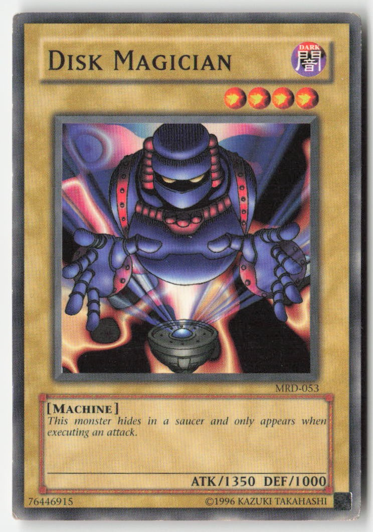 Disk Magician MRD-053 Unlimited Common Moderately Played, Front