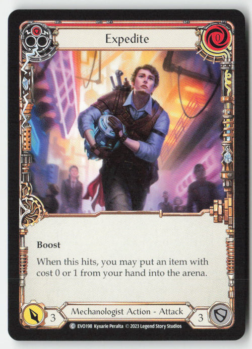 Expedite (Red) #EVO198 - Bright Lights - Flesh and Blood - Common - Near Mint