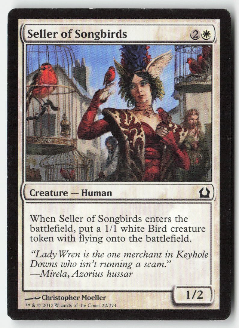 Seller of Songbirds RTR 22 Common Moderately Played