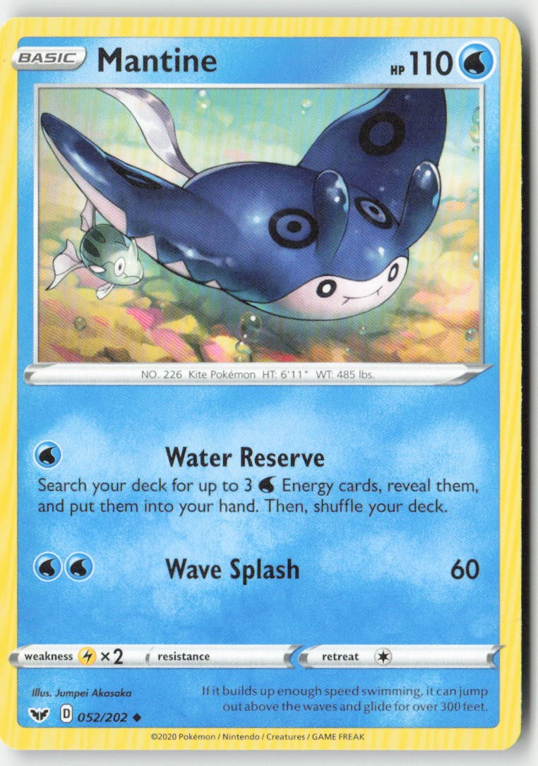 Mantine 52/202 Regular Sword & Shield Moderately Played
