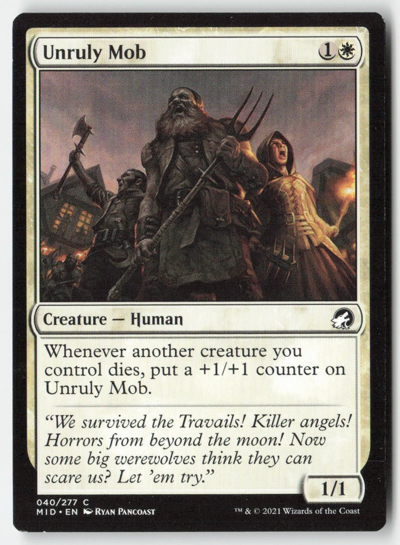 Unruly Mob MID 40 Common Moderately Played