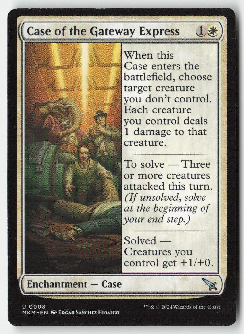 Case of the Gateway Express MKM 8 Uncommon Moderately Played