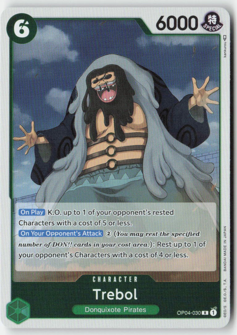 Trebol OP04-030 Foil Rare Lightly Played