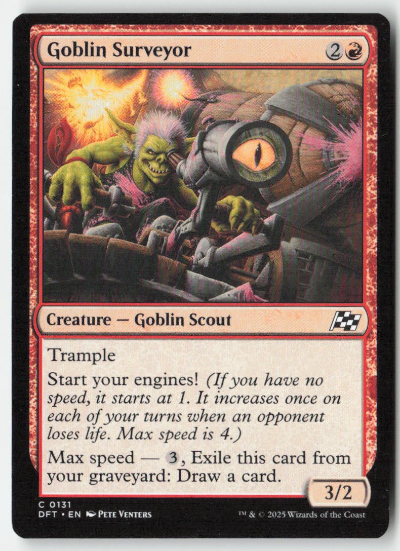 Goblin Surveyor DFT 131 Common Moderately Played