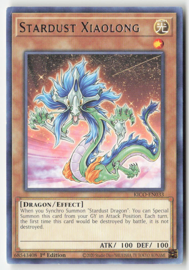 Stardust Xiaolong KICO-EN033 1st Edition Rare Moderately Played