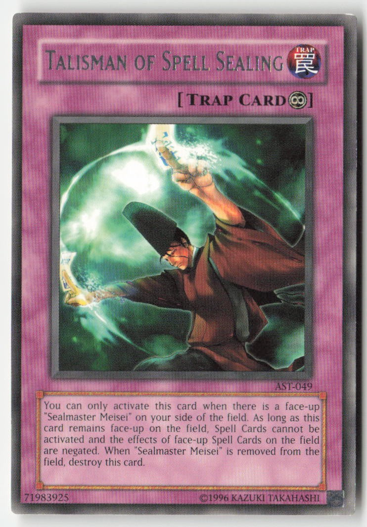 Talisman of Spell Sealing AST-049 Unlimited Rare Moderately Played