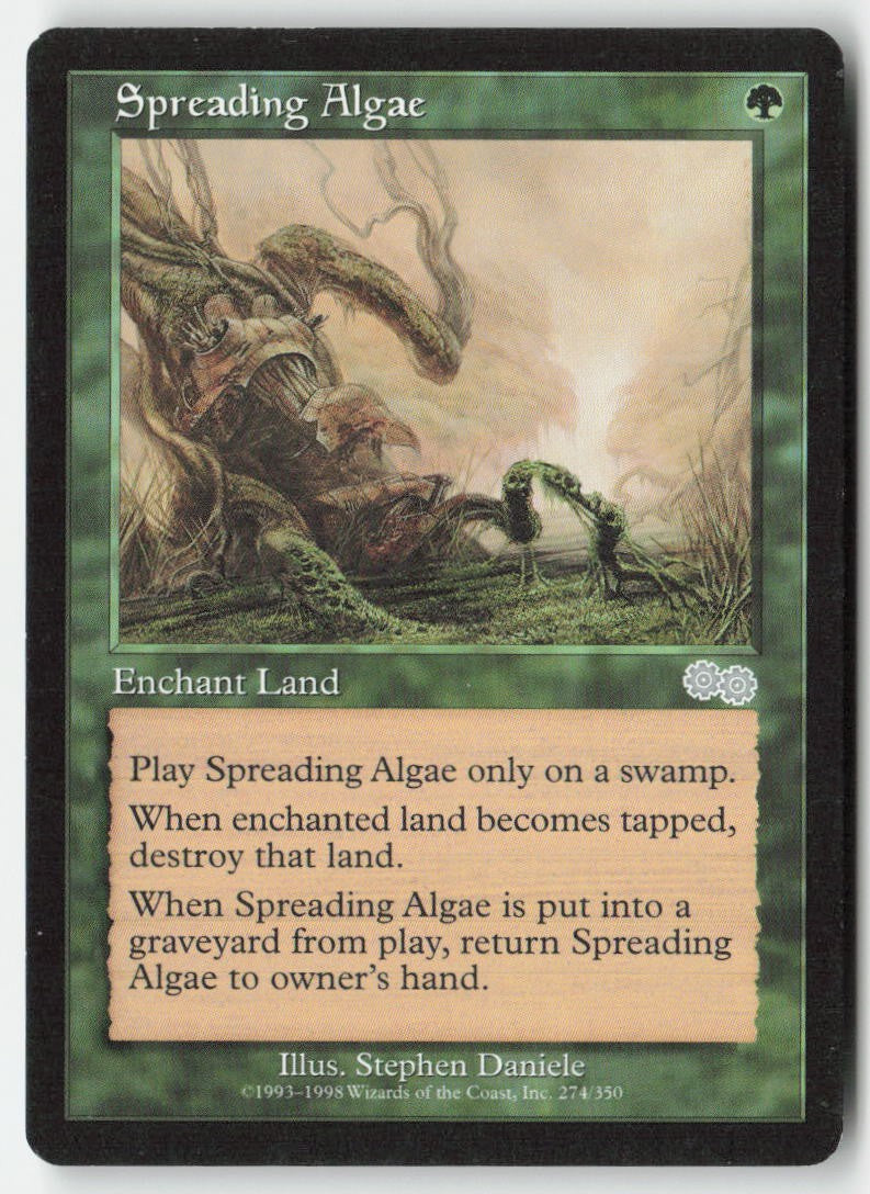 Spreading Algae USG 274 Uncommon Moderately Played