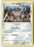 Galarian Perrserker 181/264 Regular Fusion Strike Moderately Played