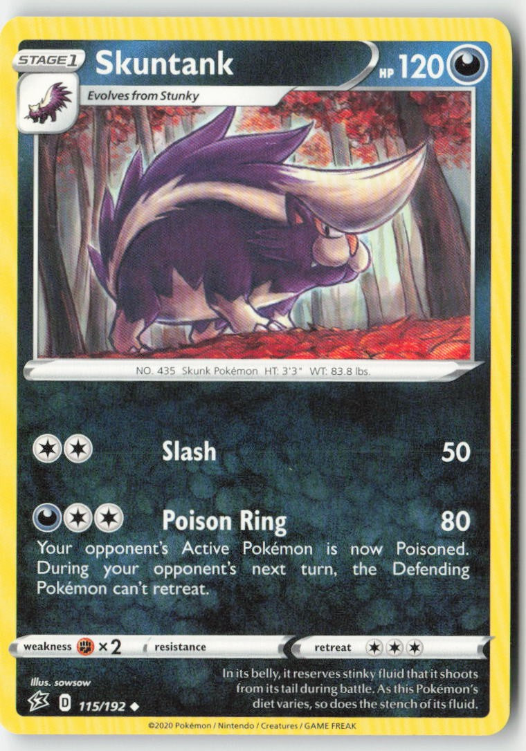 Skuntank 115/192 Regular Rebel Clash Moderately Played