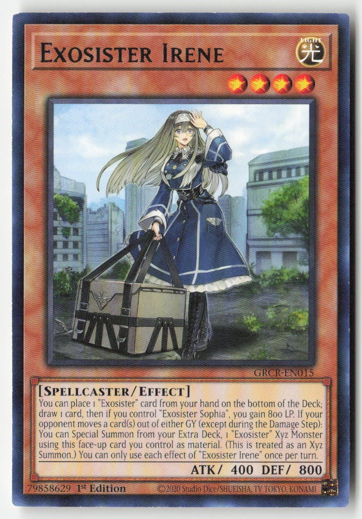 Exosister Irene GRCR-EN015 1st Edition Rare Moderately Played